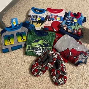 Boys pajama lot size 8